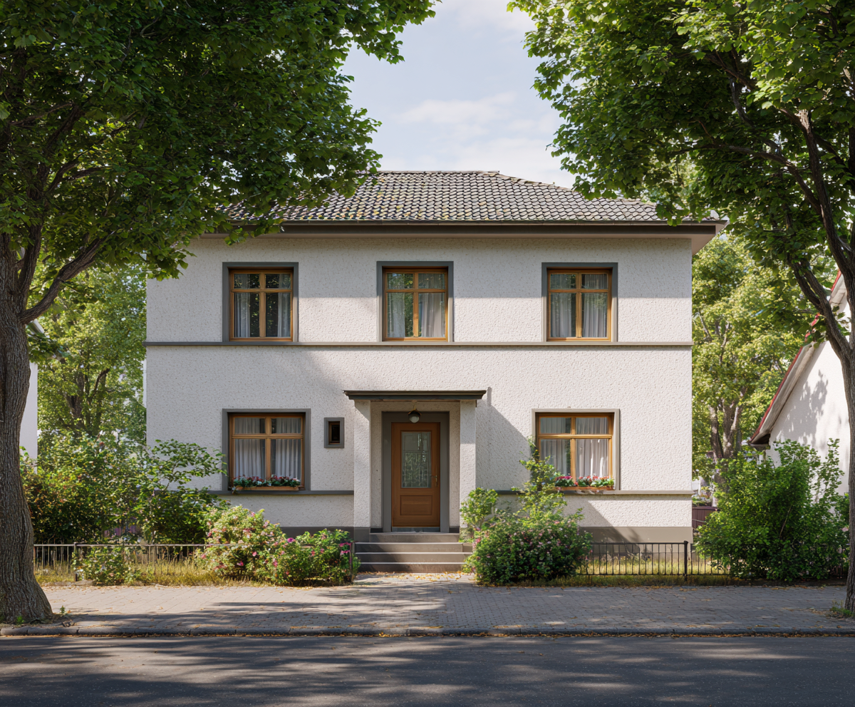 Moderne Wohnimmobilie mit klarer Architektur